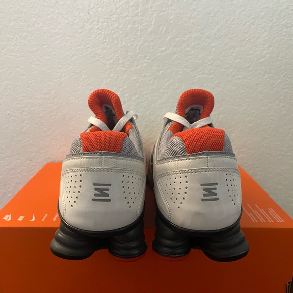 Nike Shox Turbo+ 11 'White Orange Grey' RARE 407266-010 Men's Size 11.5 - Picture 4 of 6